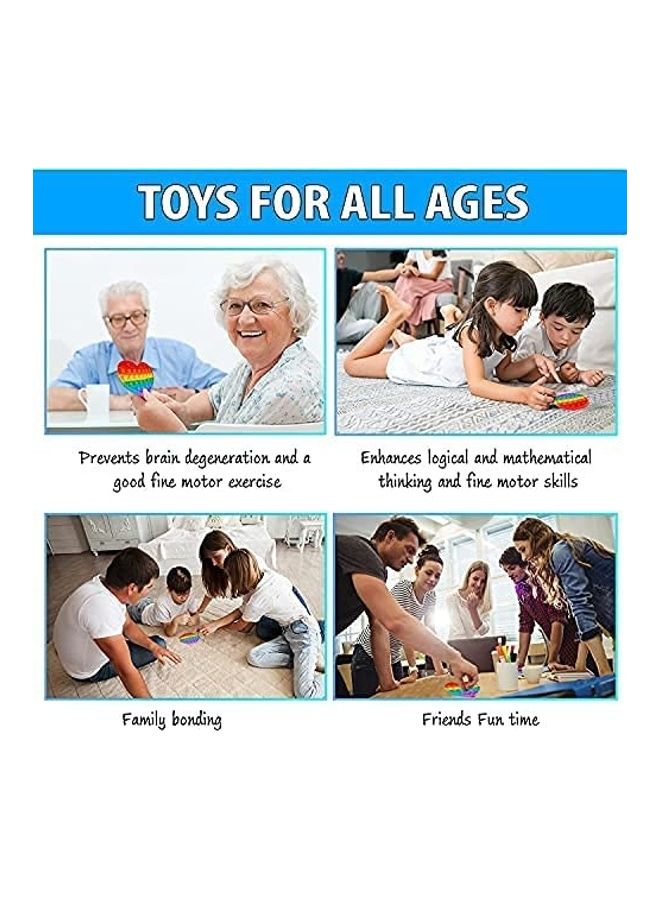 Generic - Mystery Box Pop It Push Bubble Sensory Fidget Toys Blind Box for Kids and Adults, 5 push bubble +1 gift - Image 1