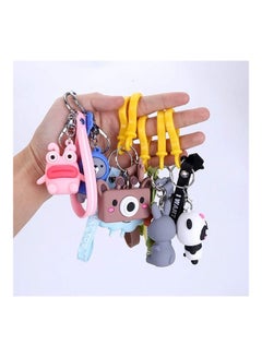 5pcs Random 3D Cute Cartoon Keychains