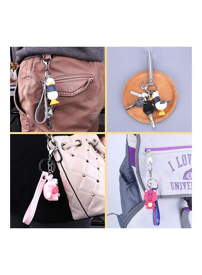 Generic - 5pcs Random 3D Cute Cartoon Keychains - Image 1