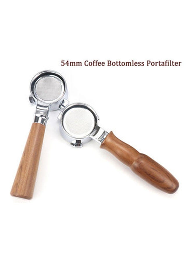 51mm Coffee Bottomless Portafilter With Filter Basket Multicolour Silver/Beige 22.5x4.7x7.5 cmcm - v1626323320/N49164610A_6