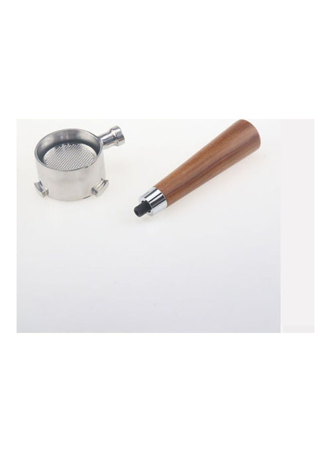 EzzySo Stainless Steel Coffee Bottomless Portafilter Brown/Silver 51mm Brown/Silver 51x220 millimeterml - Image 3