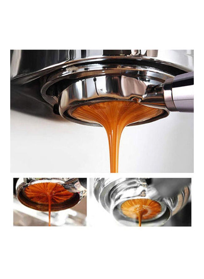 EzzySo Stainless Steel Coffee Bottomless Portafilter Brown/Silver 51mm Brown/Silver 51x220 millimeterml - Image 4