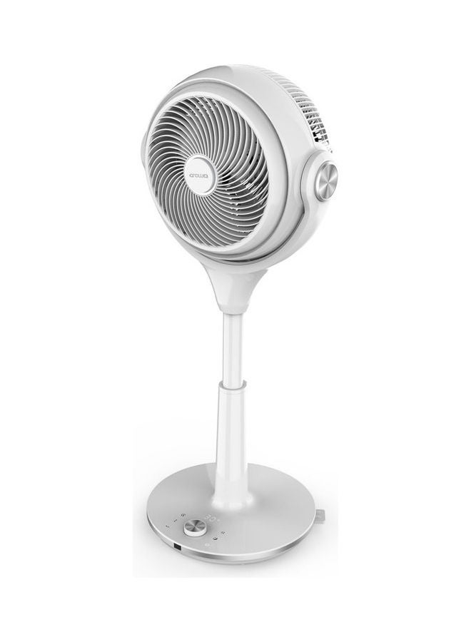 كراون لاين مروحة عمودية مزودة بعدد 3 ريشات 35.0 W CF-254 أبيض/ رمادي  - Image 4