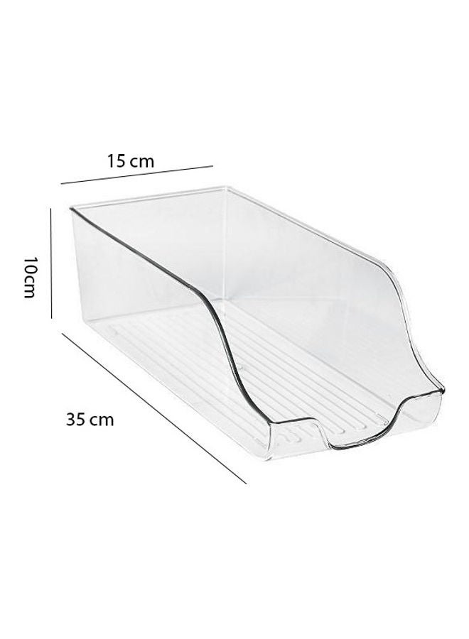 إيست ليدي منظم لتخزين العلب في الثلاجة شفاف 35X15X10سم - Image 3