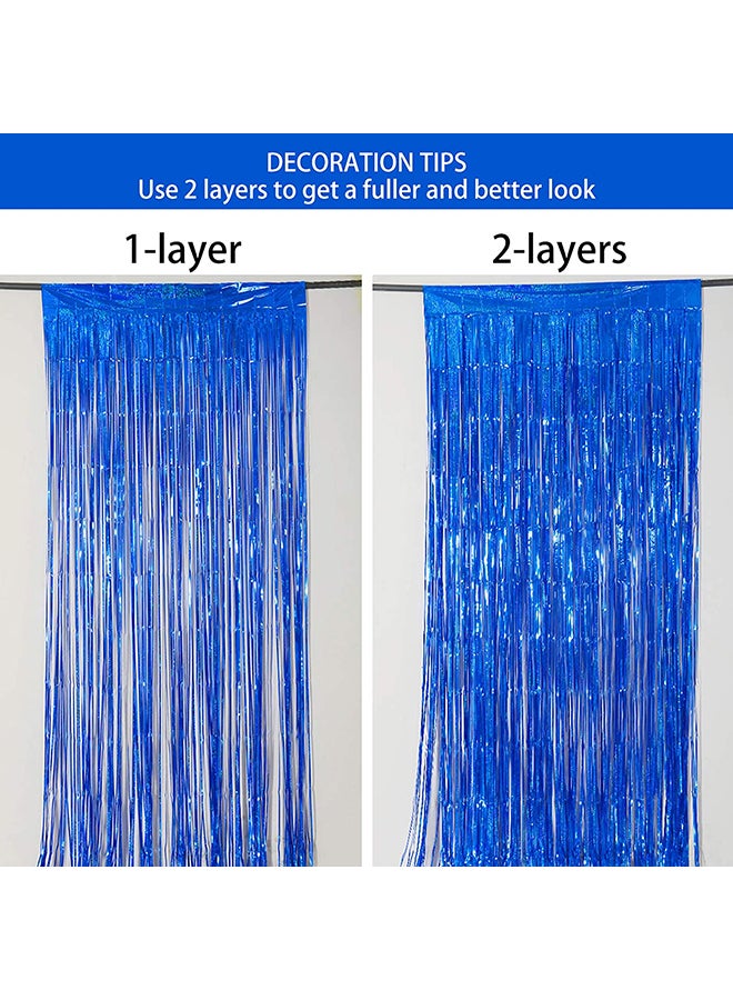 MissTiara - Pack Of 2 Party Foil Curtains - Image 1