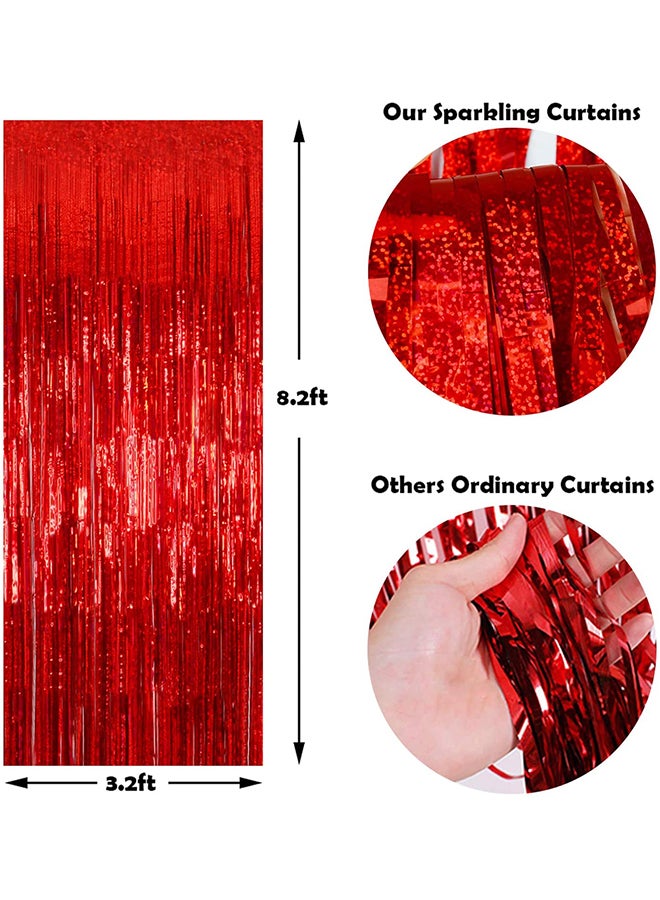 Pack Of 2 Party Foil Curtains