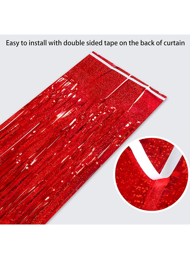 Pack Of 2 Party Foil Curtains