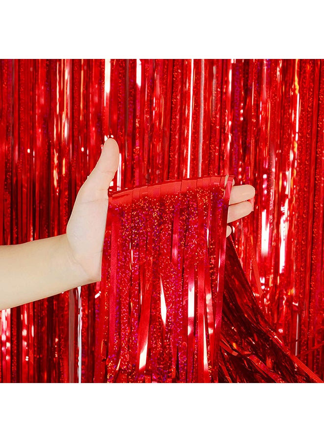 Pack Of 2 Party Foil Curtains