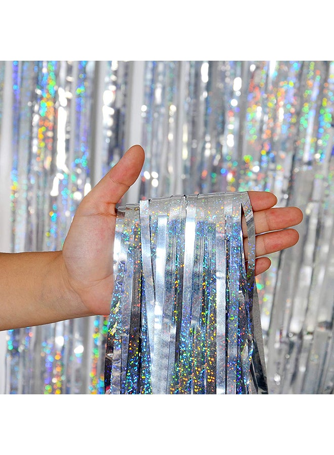 Pack Of 2 Party Foil Curtains