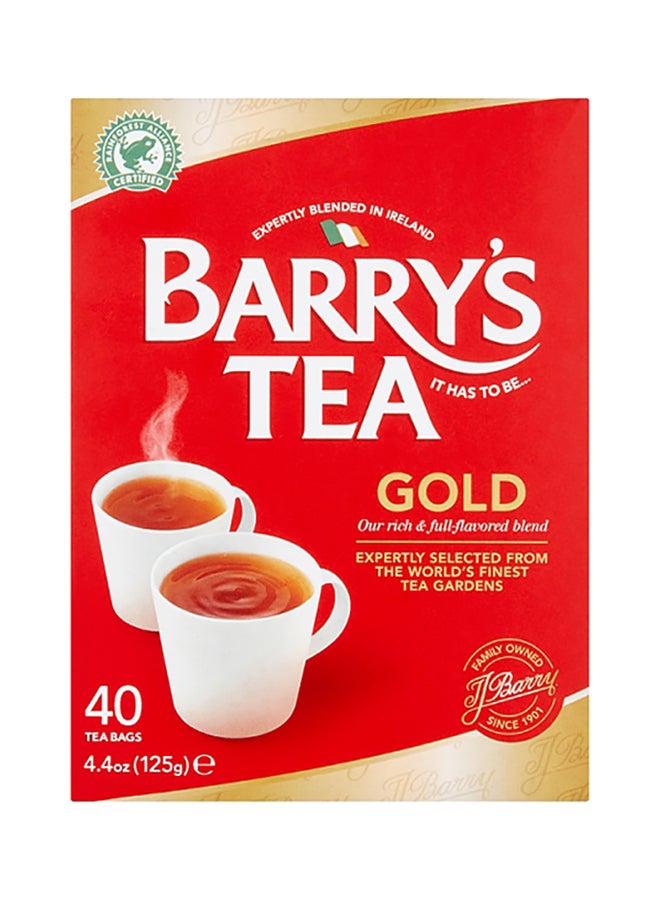 BARRY'S TEA Gold Blend 40 Tea Bags 125grams