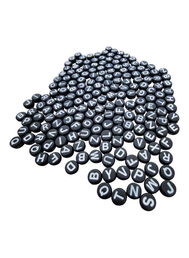 Round Alphabet Acrylic Bead Set - Image 4