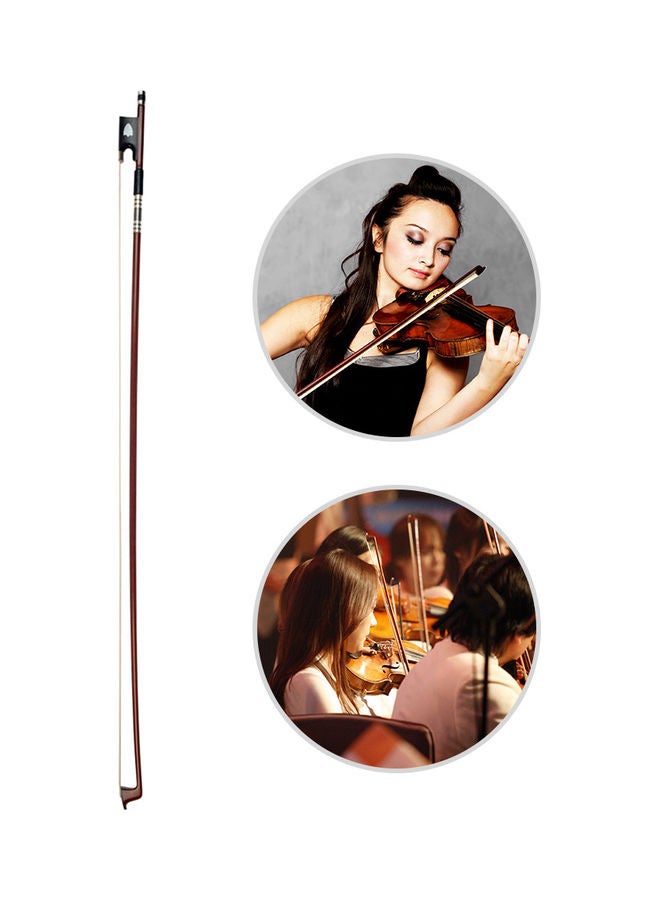 أمون قوس كمان من الخشب لآلات الكمان مقاس 4/4 - Image 4