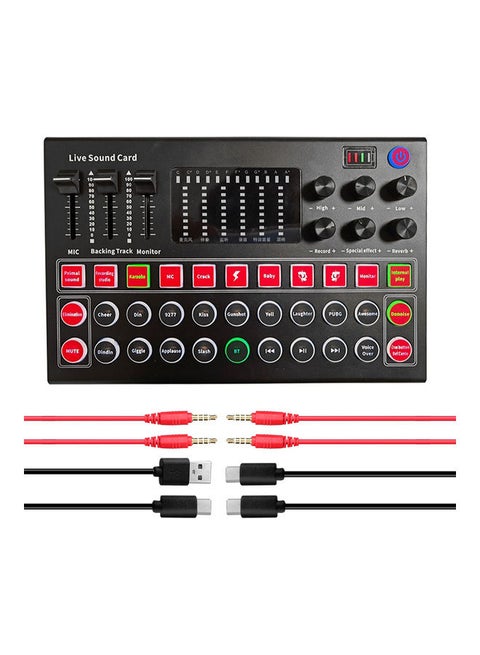 USB Audio Interface Sound Card