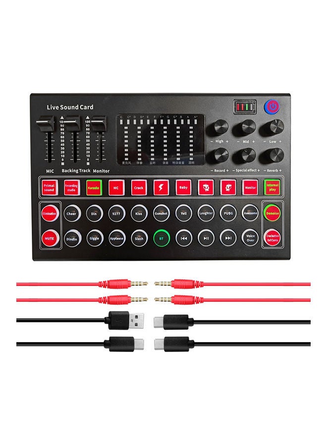 USB Audio Interface Sound Card