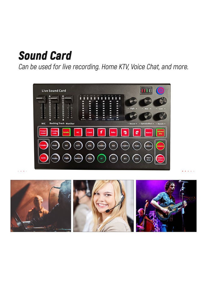 USB Audio Interface Sound Card