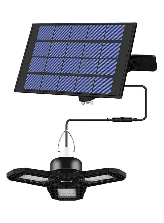 Generic Waterproof Solar Powered Panel With 1 Head Shed Light Blue/Black 116x196x194cm  - Image 1