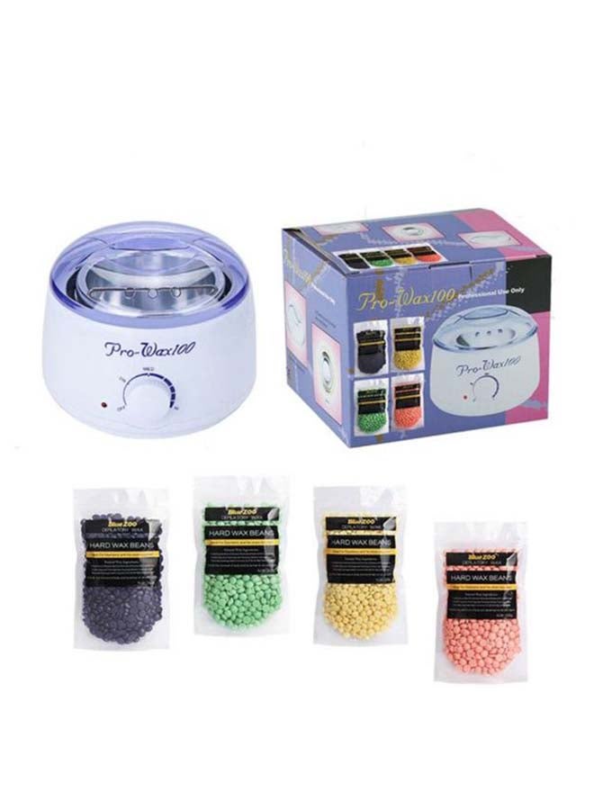 Pro-Wax100 - Wax Warmer With 4 Flavors Wax Beans Multicolour 660grams - Image 1