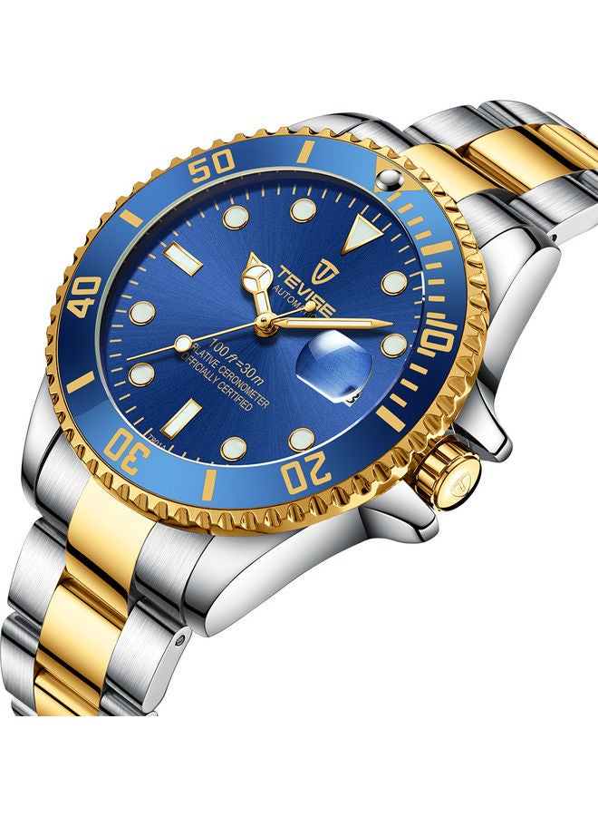 Tevise Men's Stainless Steel Mechanical Watch - 36 mm - Image 2