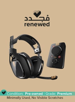 Renewed - A40 TR Headset + MixAmp For PS4 Black