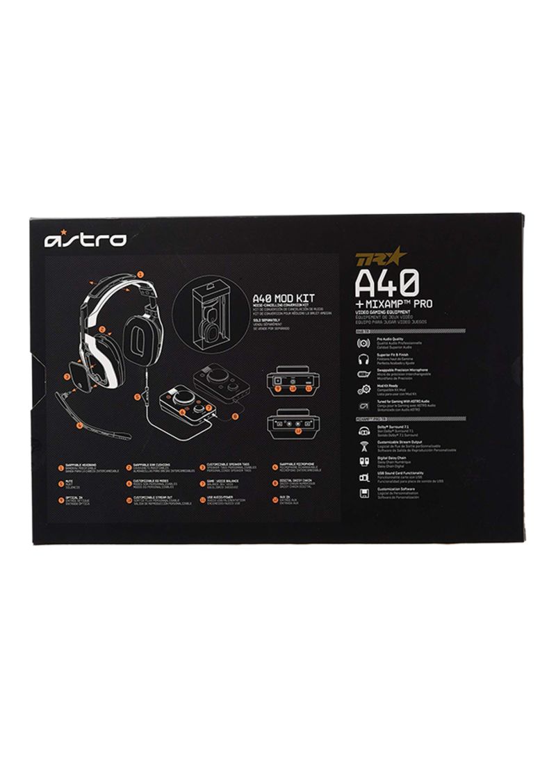 ASTRO - Renewed - A40 TR Headset + MixAmp For PS4 Black - Image 1