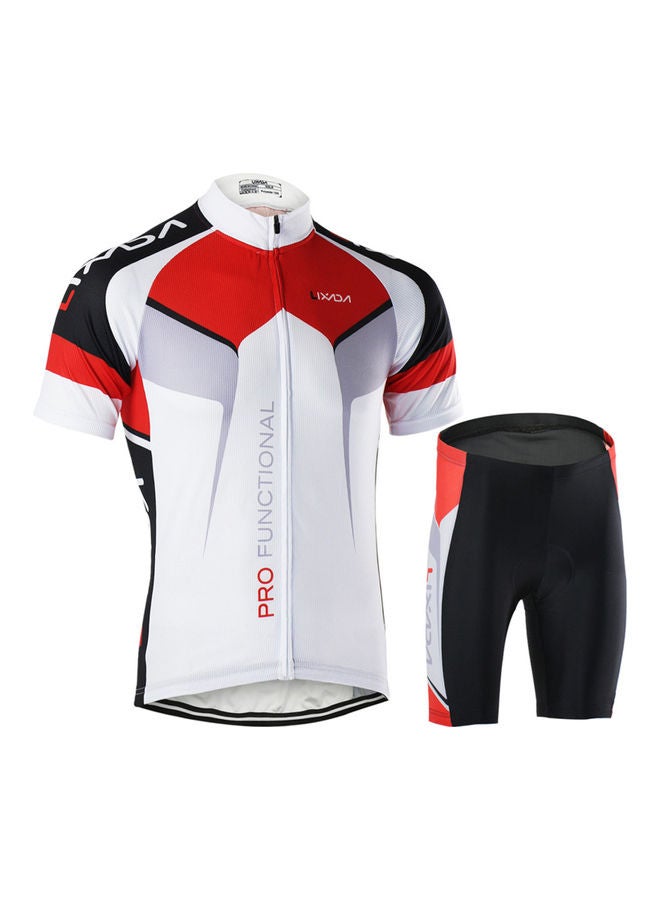LIXADA Breathable Short Sleeve Shirt And Padded Cycling Suit  - Image 1