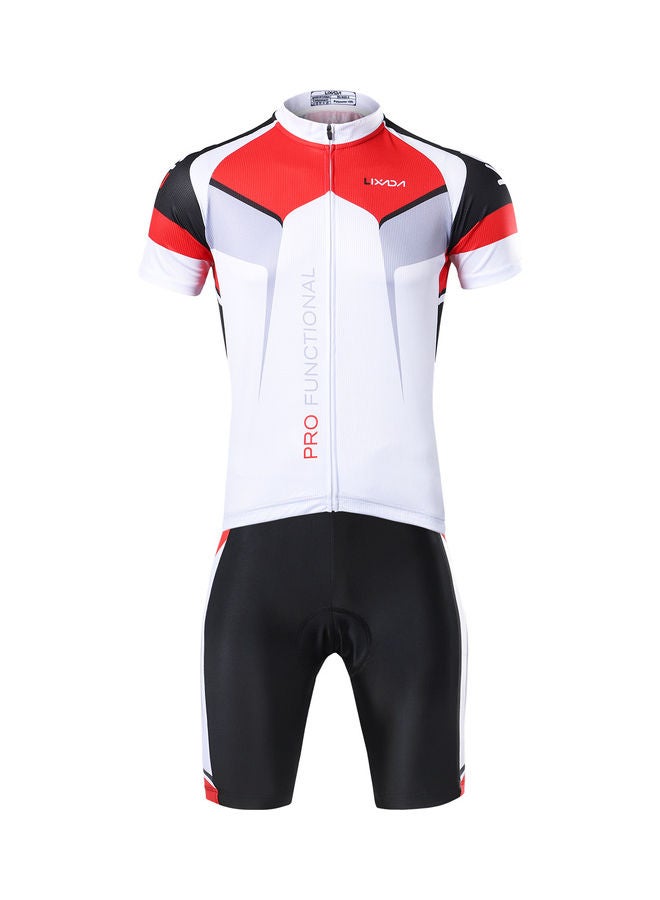 LIXADA Breathable Short Sleeve Shirt And Padded Cycling Suit  - Image 3