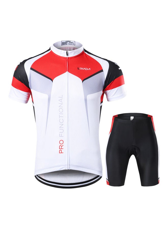 LIXADA Breathable Short Sleeve Shirt And Padded Cycling Suit  - Image 4