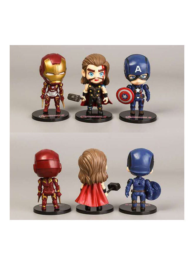 6-Piece Cartoon Avengers Figure - Image 2