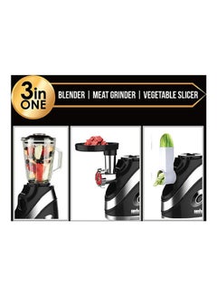 سانفورد خلاط متعدد الوظائف مزود بمفرمة لحم 1.5 L 1000.0 W SF5860MG BS متعدد الألوان  - Image 4