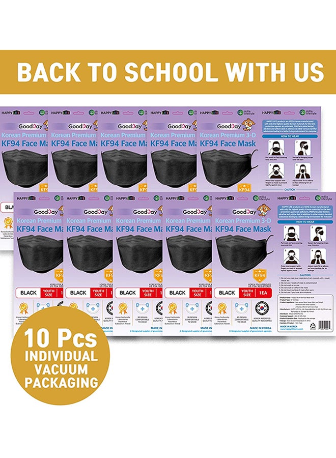 جود داي مجموعة أقنعة الوجه هابي لايف من 10 قطع طراز KF94 - Image 2