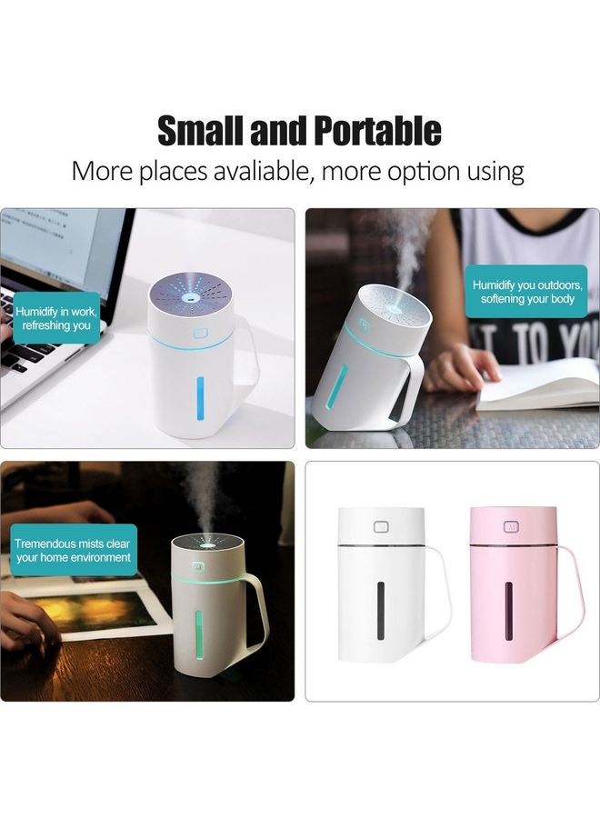 Generic USB Humidifier Cup Handheld Portable White 15.4x9.6x9.4cm  - Image 2