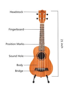 Generic 21 Inch Mini Guitar Complete Starter Hawaiian Musical Instruments For Beginners  - Image 2