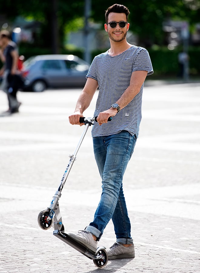 مايكرو سكوتر دفع سريع متعدد الألوان 60x17سم - Image 5