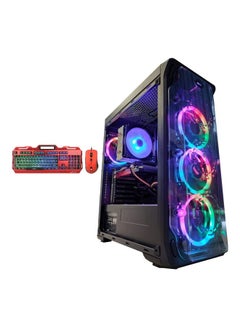 Gaming Tower PC, Core i5 Processor/32GB RAM/1TB HDD+240GB SSD Hybrid Drive/6GB NVIDIA GeForce RTX2060 Graphic Card With Keyboard And Mouse Black/Red