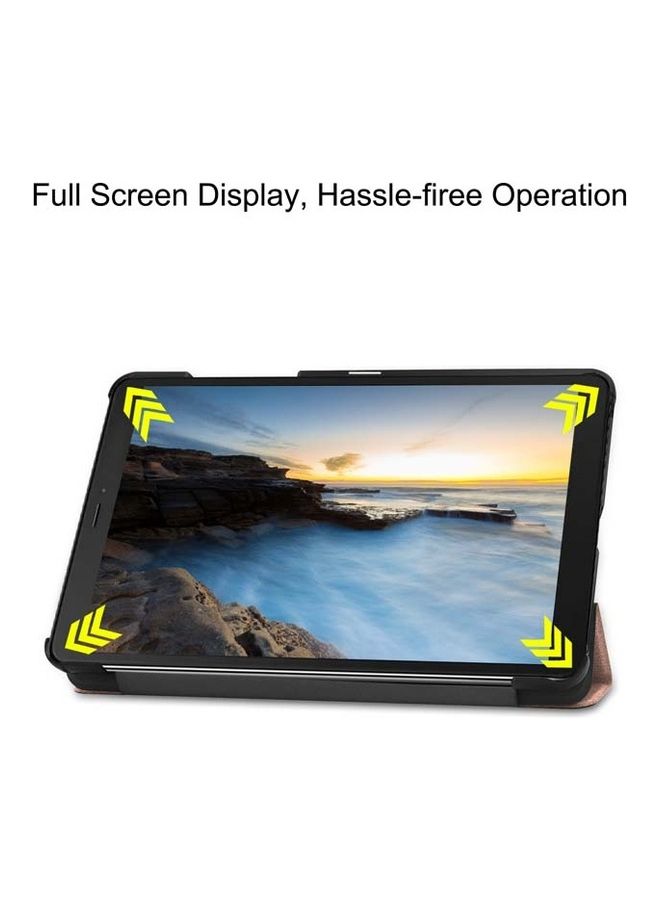 Rock Pow Protective Flip Case Cover For Samsung Galaxy Tab A 8.0 inch 2019 Model(T290 T295) Black - Image 5