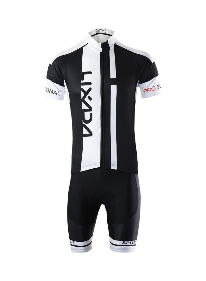 Generic Breathable Short Sleeve Shirt And Padded Cycling Suit  - Image 3