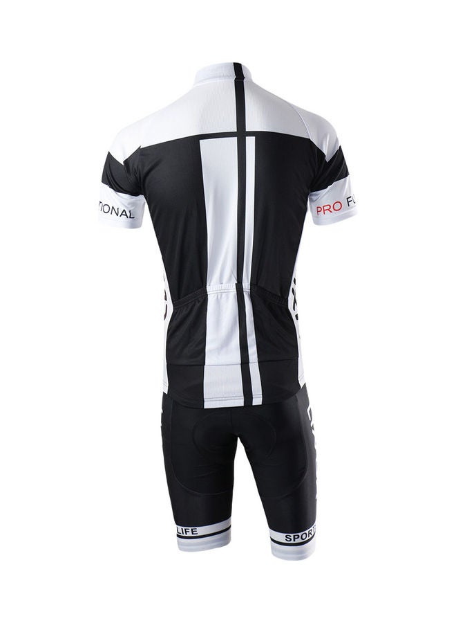Generic Breathable Short Sleeve Shirt And Padded Cycling Suit  - Image 4
