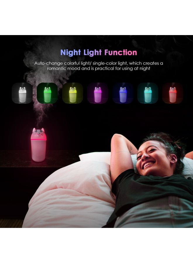 Generic - Mini USB Mist Humidifier White 15x7.2x7.2cm - Image 1