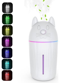 Mini USB Mist Humidifier White 15x7.2x7.2cm