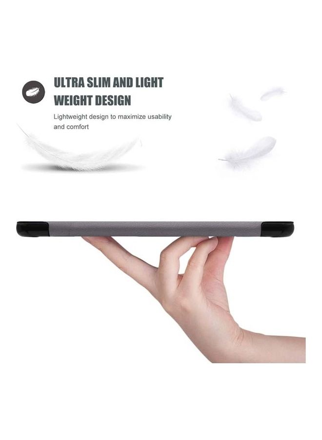 Rock Pow Protective Flip Case Cover For Samsung Galaxy Tab A 8.0 inch 2019 Model(T290 T295) Grey - Image 3
