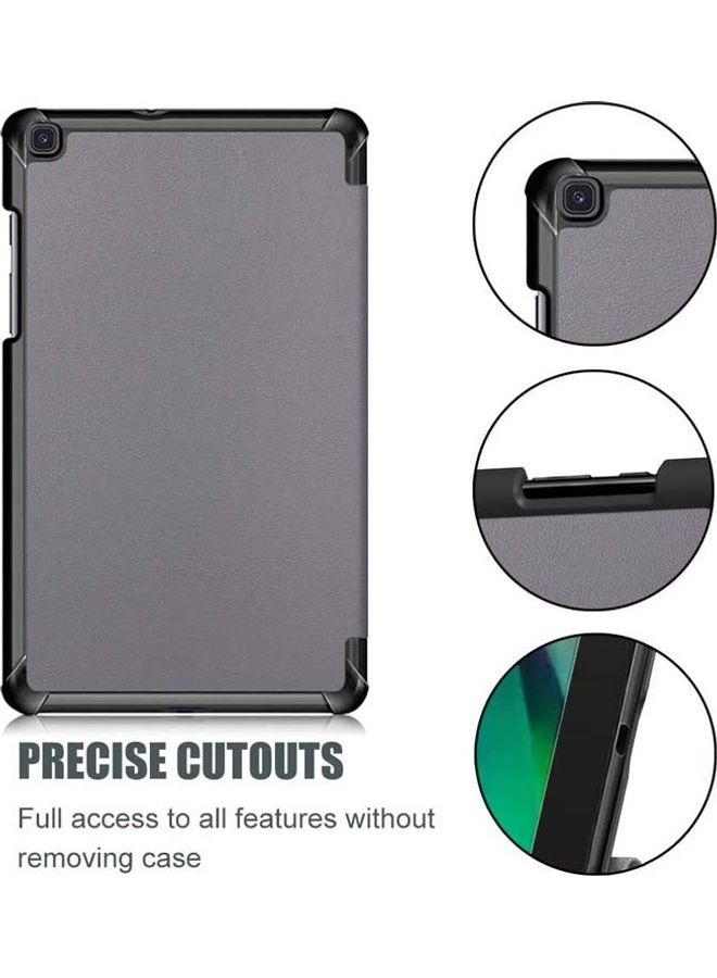 Rock Pow Protective Flip Case Cover For Samsung Galaxy Tab A 8.0 inch 2019 Model(T290 T295) Grey - Image 2