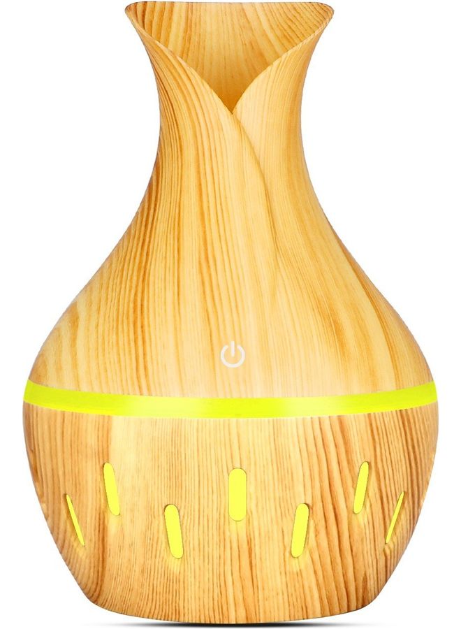 Generic Aroma Diffuser 300ML Aromatherapy Essential Oil Diffuser Air Humidifier Brown 15.5x11x11cm  - Image 4