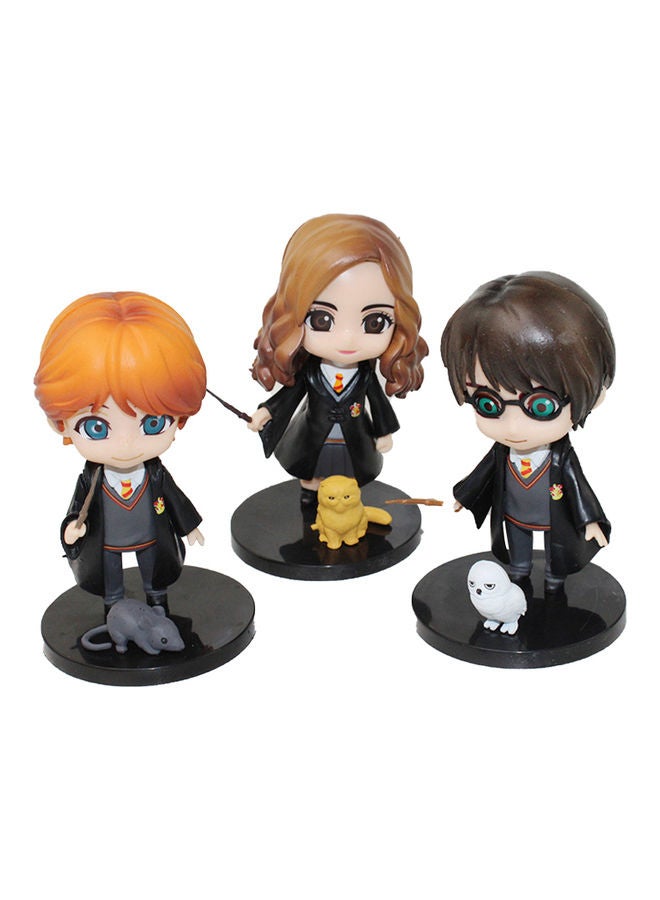 3-Piece Harry Potter Cartoon Figure - Image 1
