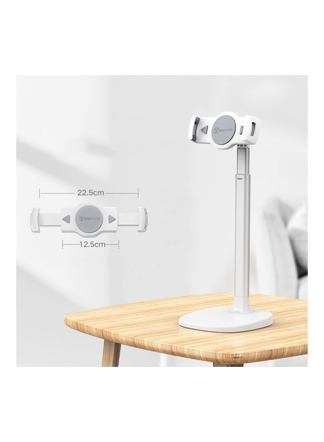 Telescopic Desktop Tablet Holder White  - Image 2