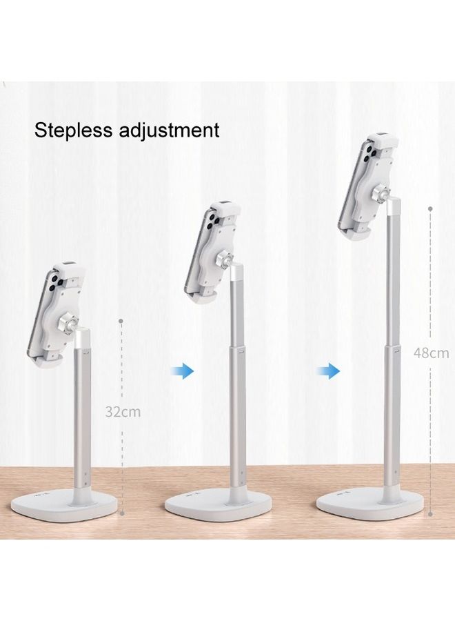 Telescopic Desktop Tablet Holder White  - Image 4