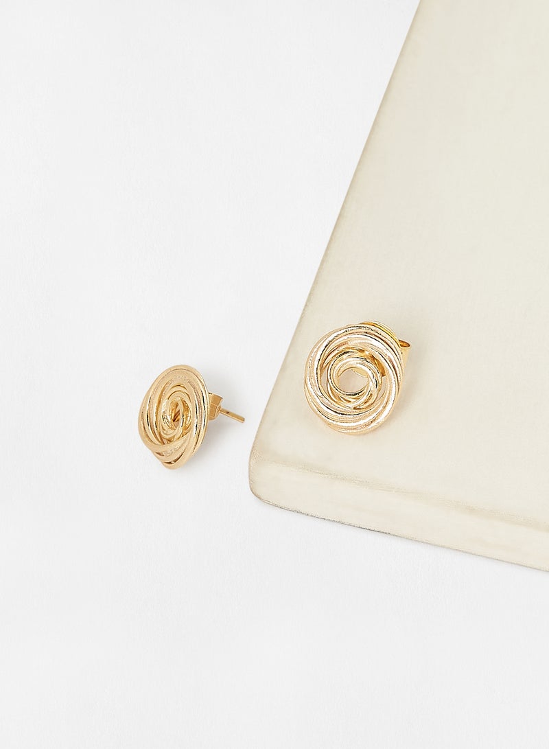 Marcia Moran - Swirl Stud Earrings - Image 1