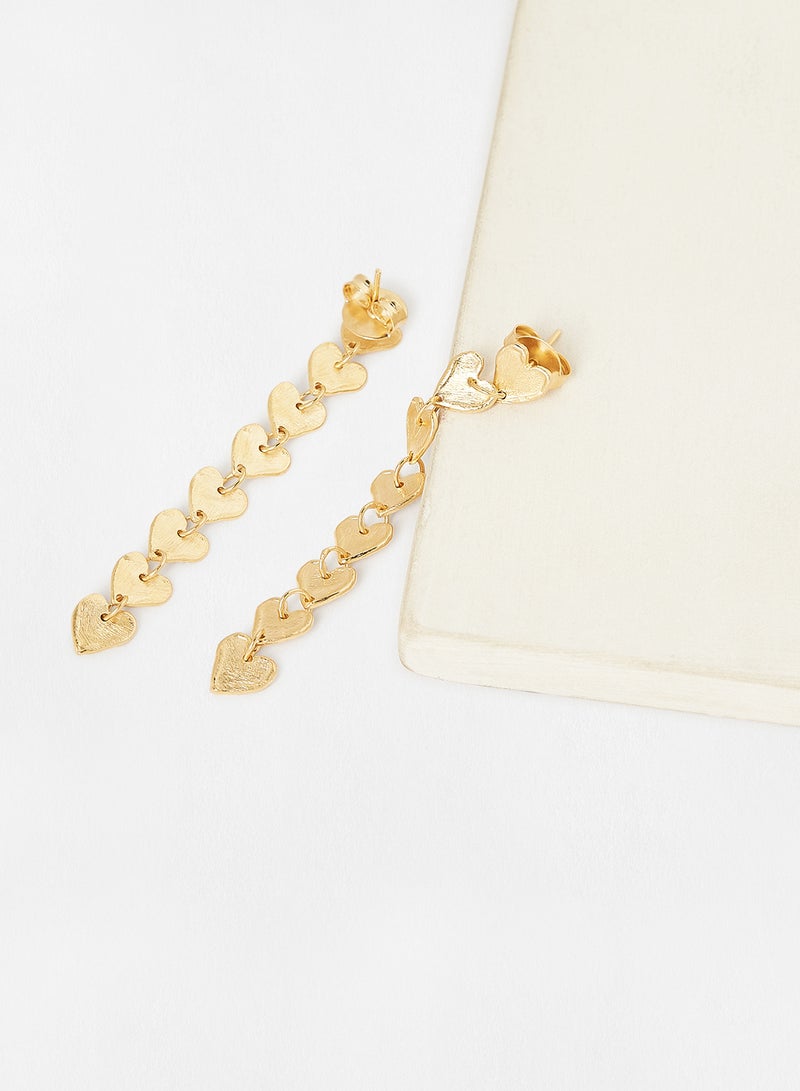Marcia Moran - Linear Hearts Earrings - Image 1