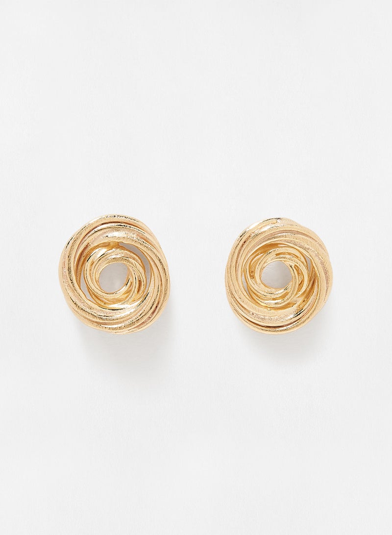 Marcia Moran - Swirl Stud Earrings - Image 1