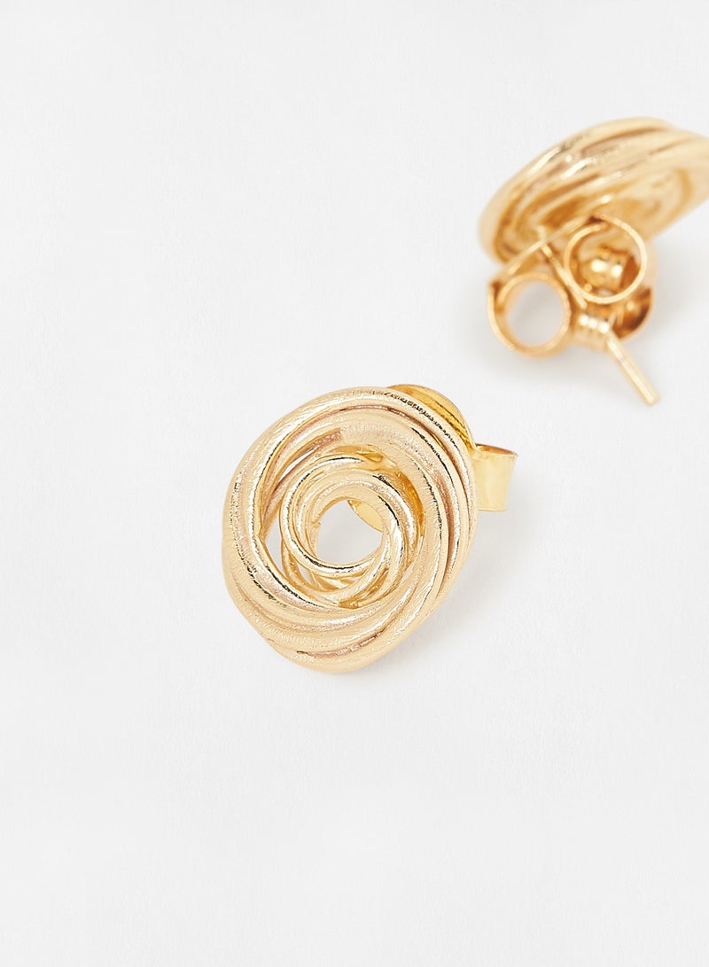 Marcia Moran - Swirl Stud Earrings - Image 1