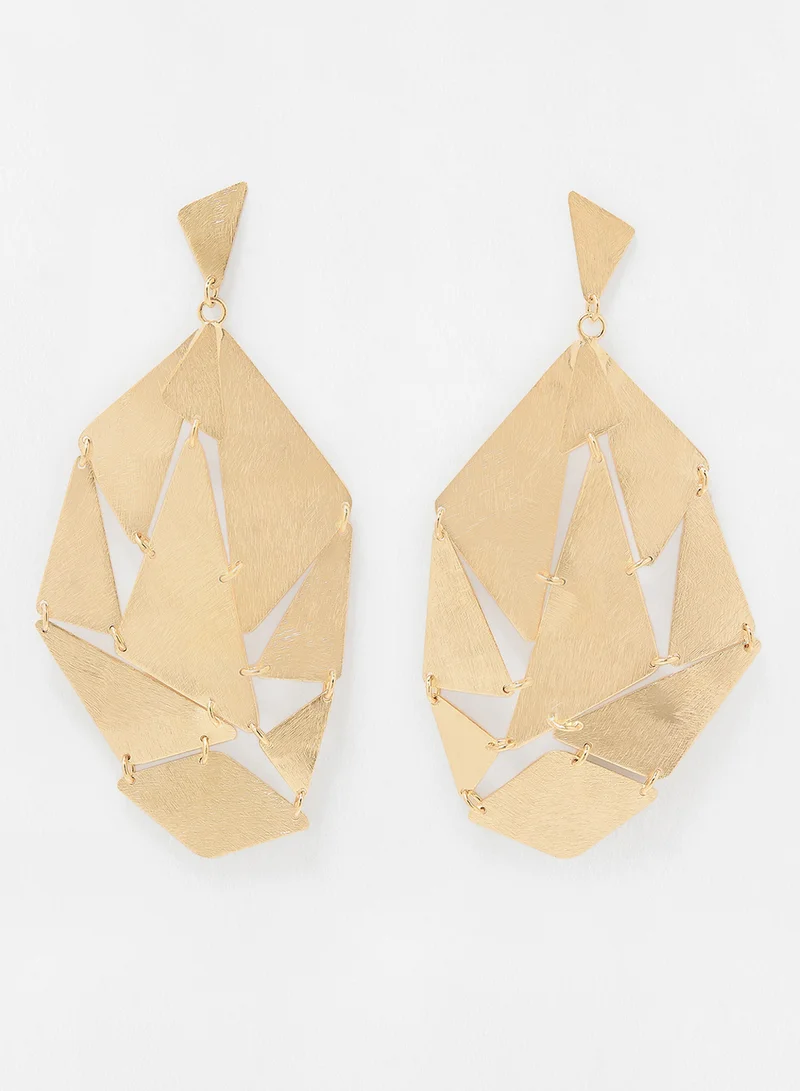 Marcia Moran Geometric Statement Earrings